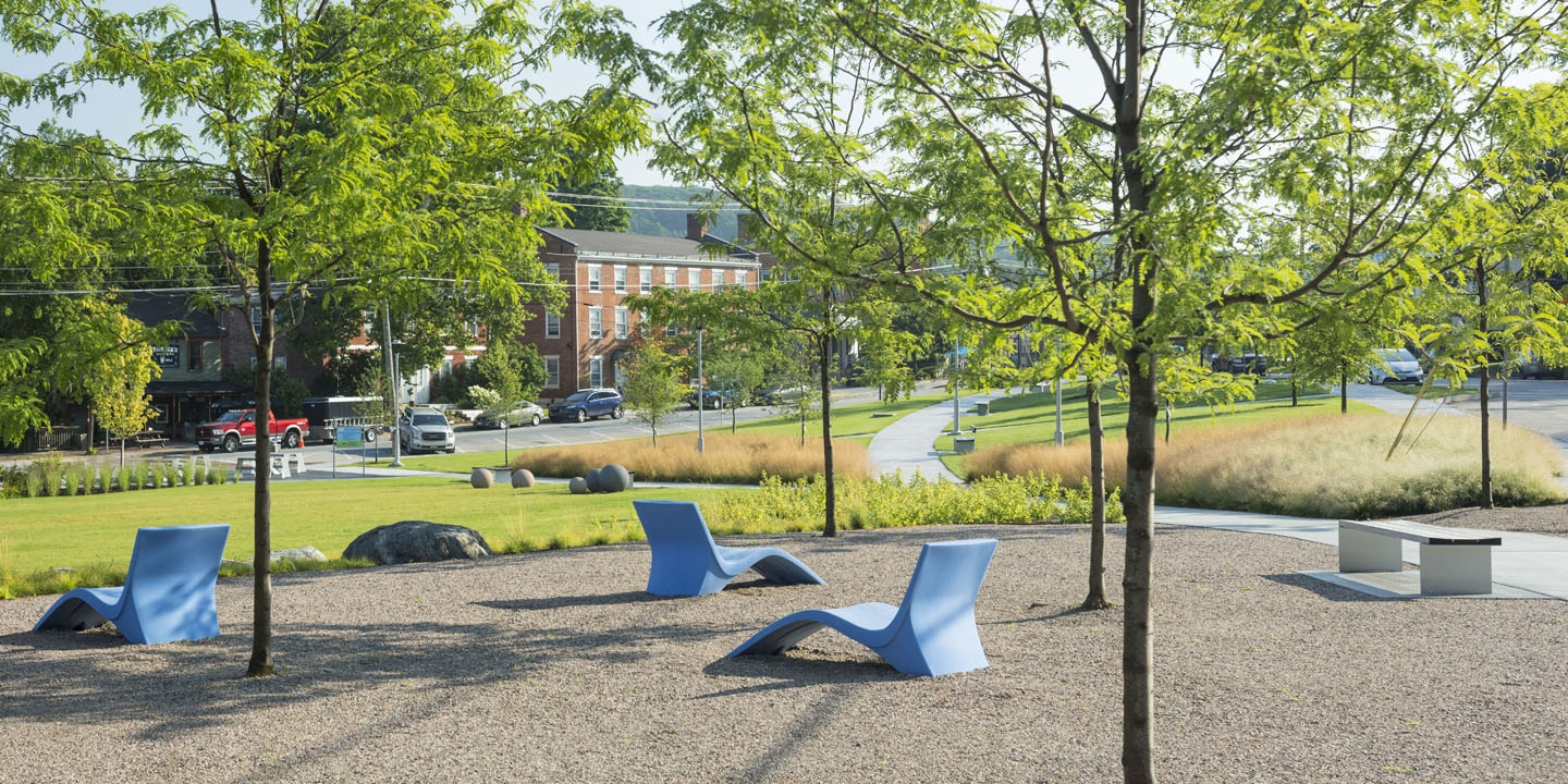 Tour of New Middlebury Downtown Park