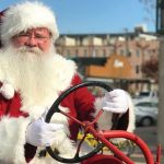Santa Claus visits the Farmers' Market