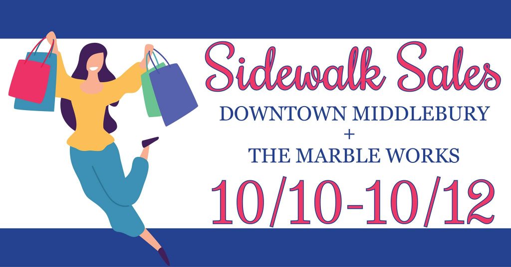 Downtown Middlebury & The Marble Works Sidewalk Sales